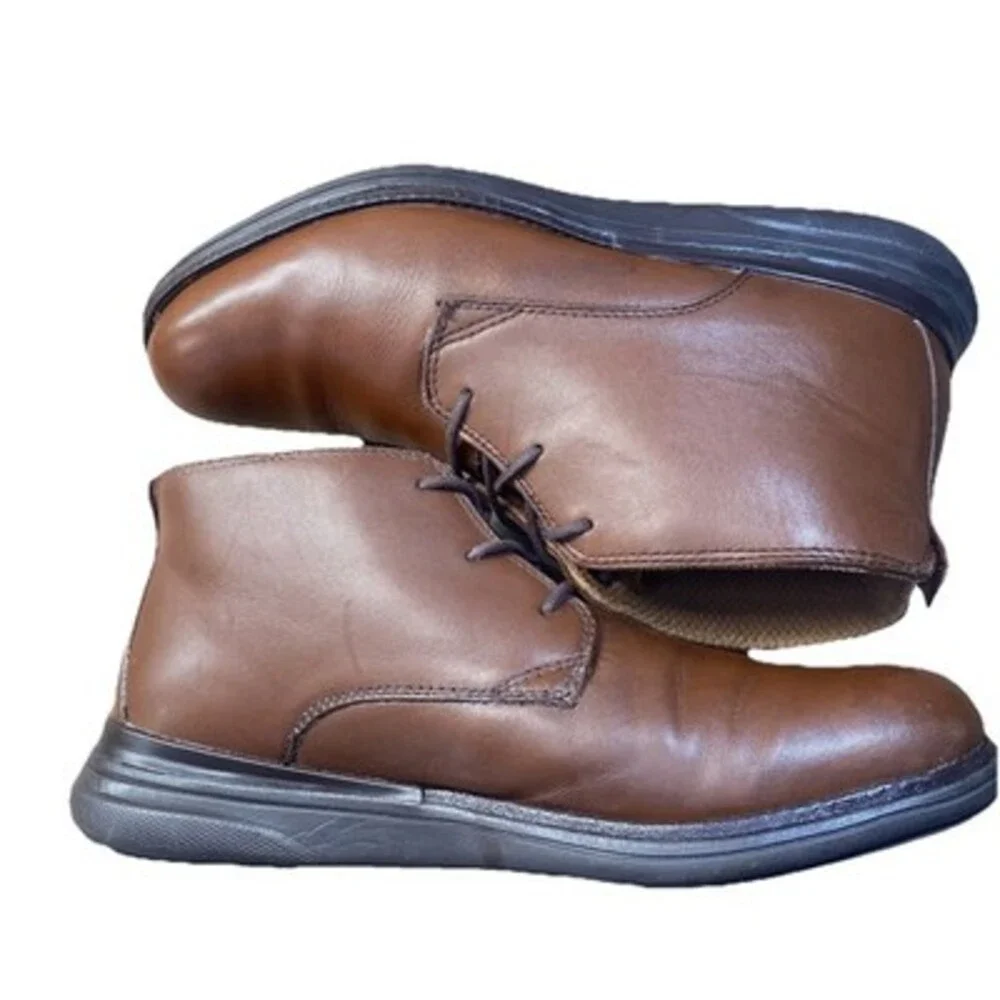 Kuru Mens Boots 9 Aalto Chukka Brown Mid Orthopedic Leather Ankle Arch Comfort